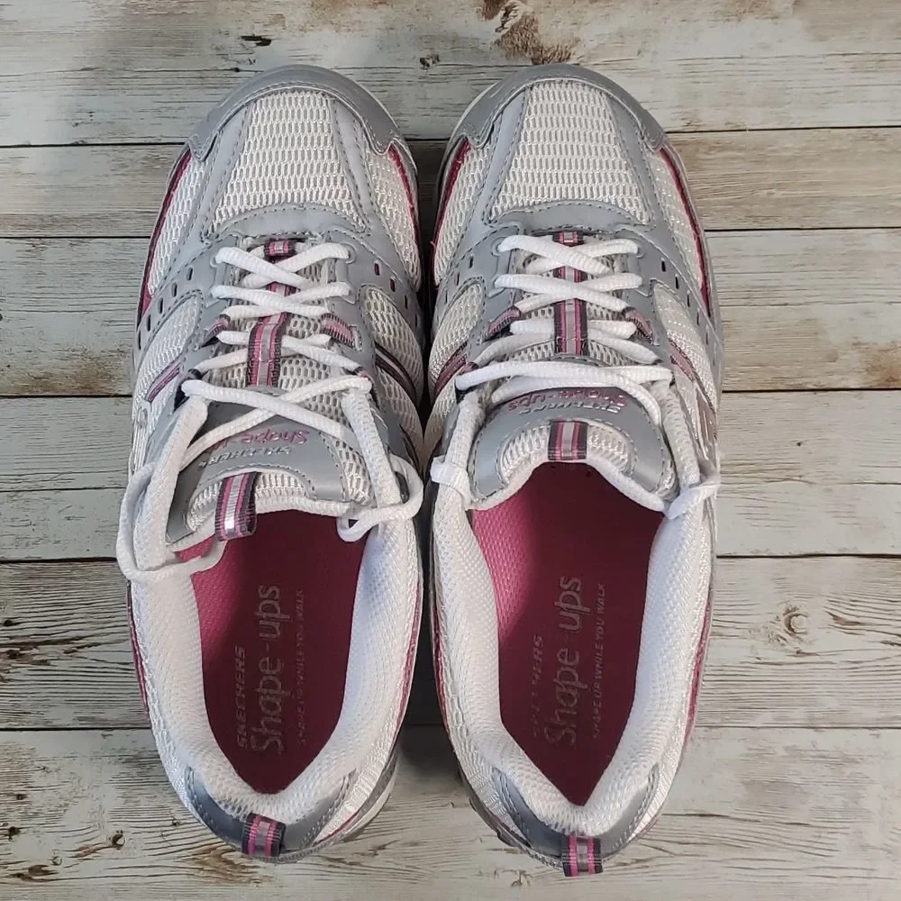 Skechers Shape Ups 11814 Fitness Toning Exercise‎ Walking Balance Shoes Size 8